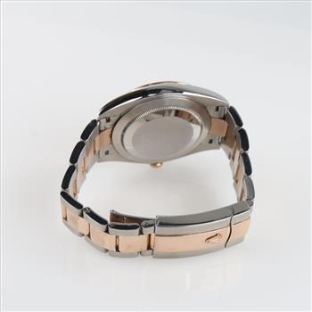 Rolex DateJust 18kt Rose Gold Watch-Evaluated By Our Certified Gemologist-AGS/GIA