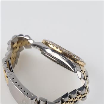 Rolex DateJust 2.28cts TW Diamond 14kt Gold Watch - Evaluated By Our Certified Gemologist - AGS/GIA