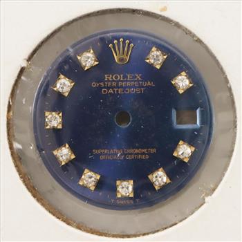Rolex DateJust Diamond Blue Dial
