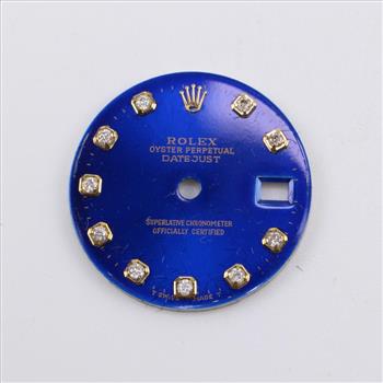 Rolex DateJust Diamond Blue Dial