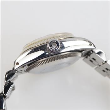 Rolex DateJust Fluted Bezel Watch - Evaluated By Our Certified Gemologist-AGS/GIA