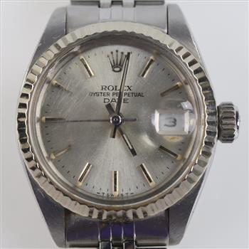 Rolex DateJust Fluted Bezel Watch - Evaluated By Our Certified Gemologist-AGS/GIA