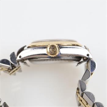 Rolex DateJust Stainless Steel And 18kt Gold Watch-Evaluated By Our Certified Gemologist-AGS/GIA