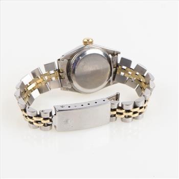 Rolex DateJust Stainless Steel And 18kt Gold Watch-Evaluated By Our Certified Gemologist-AGS/GIA