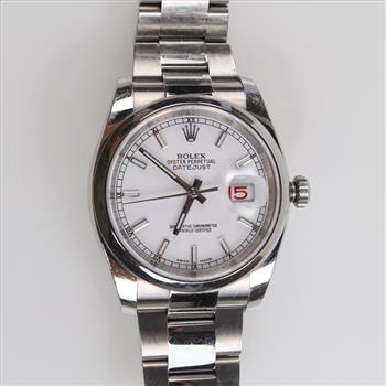 Rolex DateJust Watch-Evaluated By Our Certified Gemologist-AGS/GIA