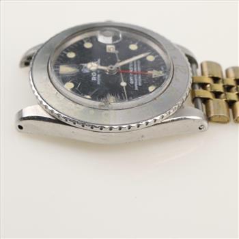 Rolex GMT Stainless Steel -Evaluated By Our Certified Gemologist-AGS/GIA