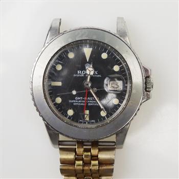 Rolex GMT Stainless Steel -Evaluated By Our Certified Gemologist-AGS/GIA