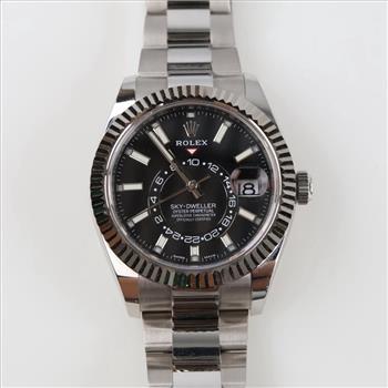 Rolex Oyster Perpetual Sky Dweller Watch -Evaluated By Our Certified Gemologist-AGS/GIA