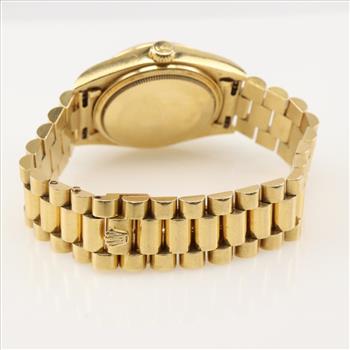 Rolex President 18kt Gold Watch - Evaluated By Our Certified Gemologist - A.G.S. / G.I.A.