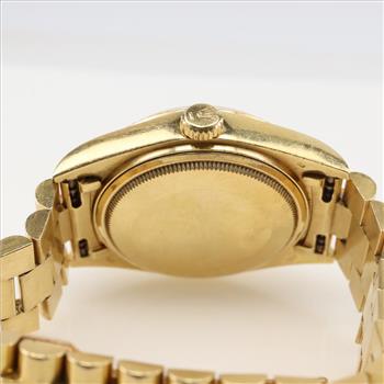 Rolex President 18kt Gold Watch - Evaluated By Our Certified Gemologist - A.G.S. / G.I.A.