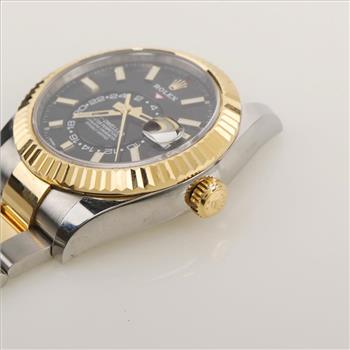 Rolex Sky Dweller 18kt Gold Watch -  Evaluated By Our Certified Gemologist-AGS/GIA