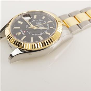 Rolex Sky Dweller 18kt Gold Watch -  Evaluated By Our Certified Gemologist-AGS/GIA