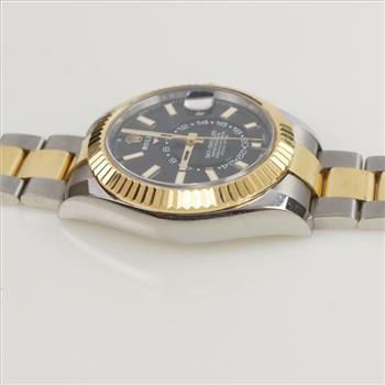 Rolex Skydweller SS 18kt Yellow Gold Accent Watch - Evaluated By Our Certified Gemologist-AGS/GIA