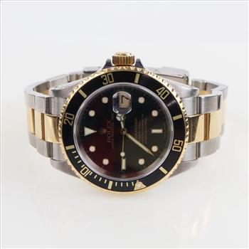 Rolex Submariner 18kt Gold And Stainless Steel Watch-Evaluated By Our Certified Gemologist-AGS/GIA
