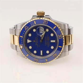Rolex Submariner 18kt Gold Oyster Style  Watch - Evaluated By Our Certified Gemologist - AGS / GIA