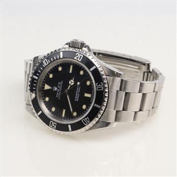 Rolex Submariner Stainless Steel Watch - Evaluated By Our Certified Gemologist-AGS/GIA