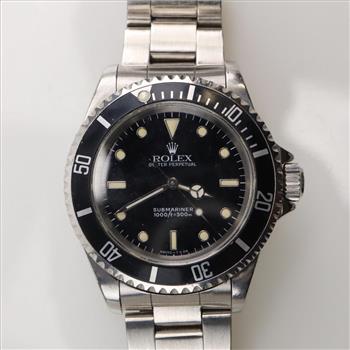 Rolex Submariner Stainless Steel Watch - Evaluated By Our Certified Gemologist-AGS/GIA
