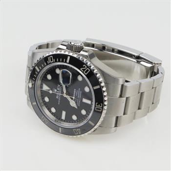 Rolex Submariner Stainless Steel Watch -  Evaluated By Our Certified Gemologist-AGS/GIA