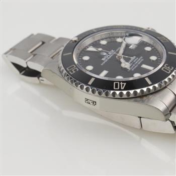 Rolex Submariner Stainless Steel Watch -  Evaluated By Our Certified Gemologist-AGS/GIA
