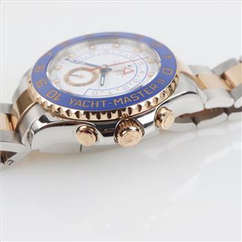 Rolex Yachtmaster II Watch-Evaluated By Our Certified Gemologist-AGS/GIA