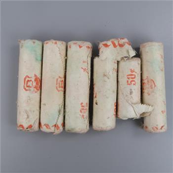Rolled Canadian 1 Cent Coins, 1+lb