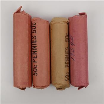 Rolled US Pennies, 1+lb