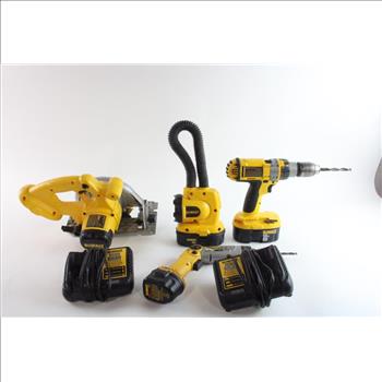 Rolling Toolbox With DeWalt Tools & Accessories, 5+ Pieces