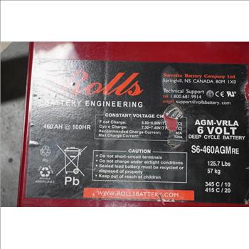 Rolls Battery VRLA AGM Battery