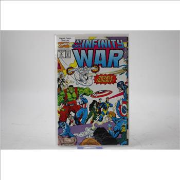 Ron Lim Autographed Infinity War Comic Book