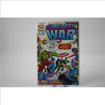 Ron Lim Autographed Infinity War Comic Book