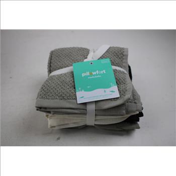 Room Essentials Jersey Full Sheet Set, Pillowfort Washcloths, 2 Pieces
