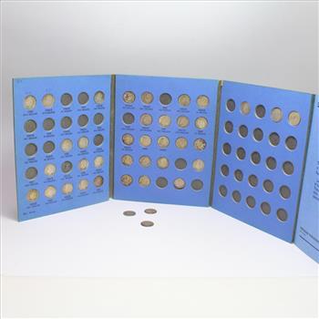 Roosevelt Dime Collection Book, Includes 39 Dimes