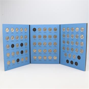 Roosevelt Dimes Collection Booklet, 50+ Dimes
