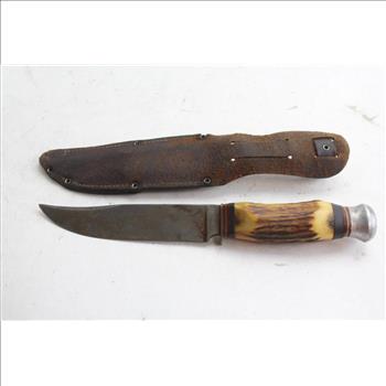 Rosco Fixed Blade Knife And Sheath