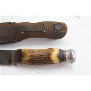 Rosco Fixed Blade Knife And Sheath