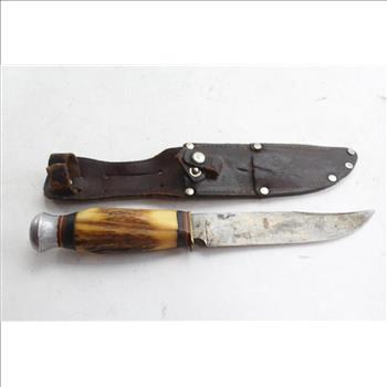 Rosco Fixed Blade Knife And Sheath