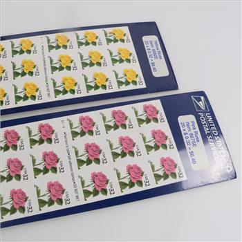 Rose US Stamps, 40 Pieces