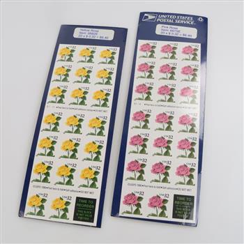 Rose US Stamps, 40 Pieces