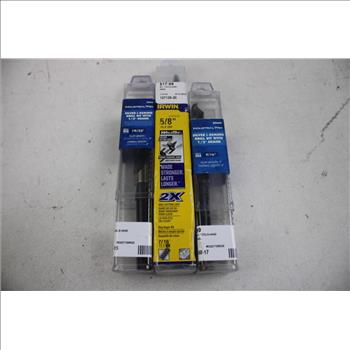 Rotary Hammer Bit Set, Silver And Deming Drill Bits, And More Bits, 5 Pieces
