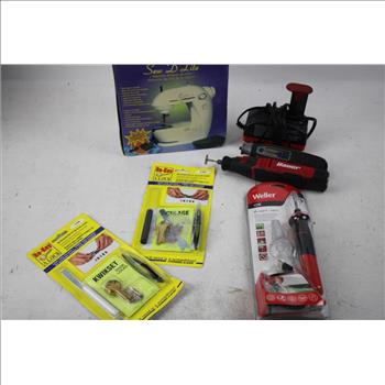 Rotary Tools, Sewing Machine, Re-Keying Set, And More, 7 Pieces