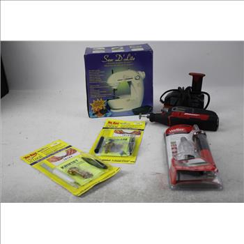 Rotary Tools, Sewing Machine, Re-Keying Set, And More, 7 Pieces