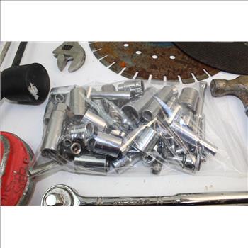 Rothenberger Nr.I Tube Cutter, Ratchets, Sockets, & More In Husky Tote Tool Bag; 15+ Pieces