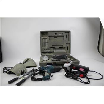 RotoZip Spiral Saw Rotary Tool Kit Fujiwara Heat Gun Drill Master Angle Grinder Master 14" Bolt C