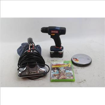 Royal 501 Handheld Vacuum, Ryobi CD100 Drill, & More; 4 Pieces