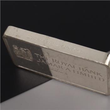 Royal Bank Jamaica Limited Silver Proof 1000 Grain Bar