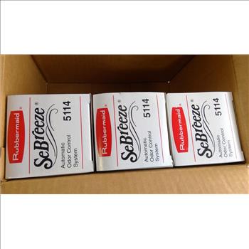 Rubbermaid SeBreeze Automatic Odor Control System 6 Pieces