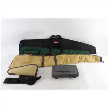 Ruger Hardshell Revolver Case, Crosman Softshell Rifle Carrying Case, And More, 3+ Pieces
