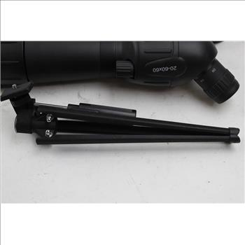 Rugged Gear Spotting Scope With Tripod And Carry Bag