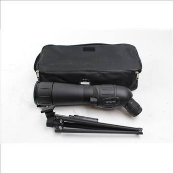 Rugged Gear Spotting Scope With Tripod And Carry Bag