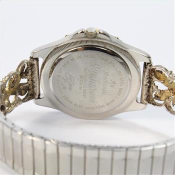 Rushmore Black Hills Gold Eagle Dial Watch With 10kt Gold Plated Tips